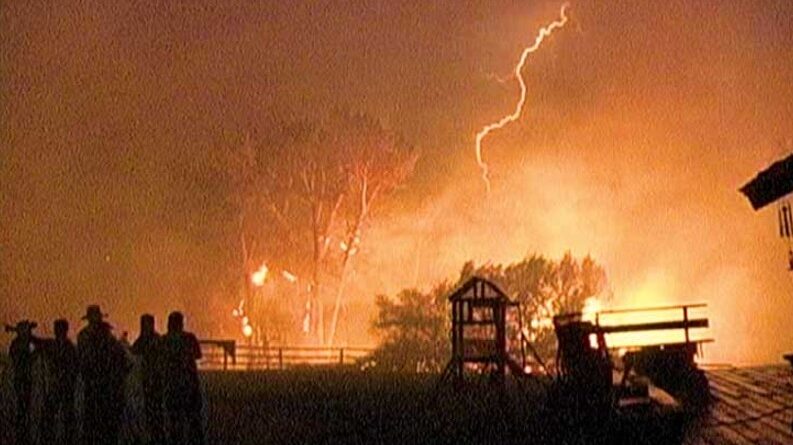 pollution causes wildfire