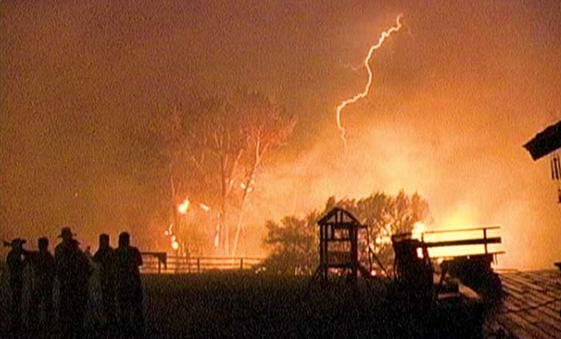 pollution causes wildfire